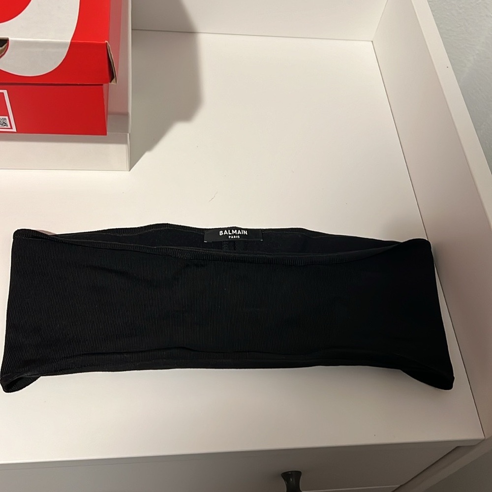 Balmain Tube top. Like New. Worn once. Size 38